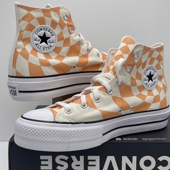 Converse WMNS A10010C CTAS LIFT HI
ORANGE CANDY/WHITE/BLACK A10010C Platforms - Picture 9 of 16